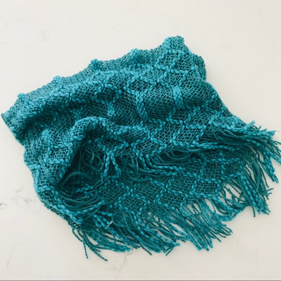 Turquoise Mini Scarf - Picture 3 of 4